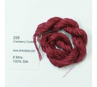Шёлковое мулине Dinky-Dyes S-258 Cranberry Cocktail